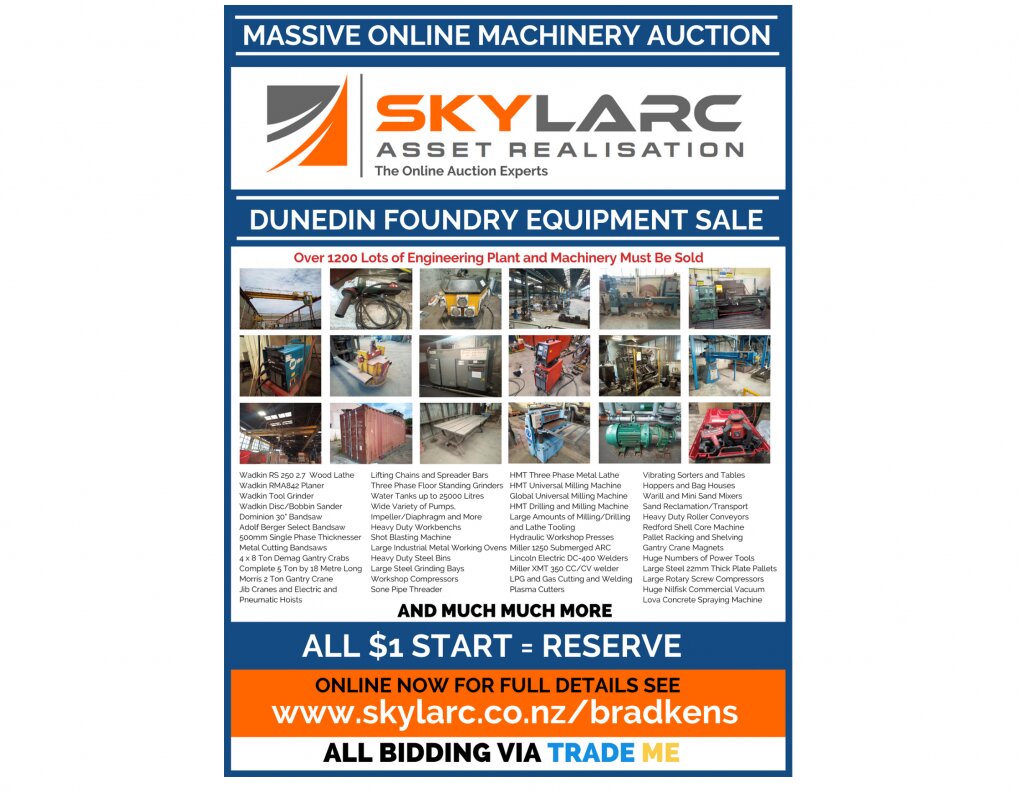 Bradken's Foundry Online Auction