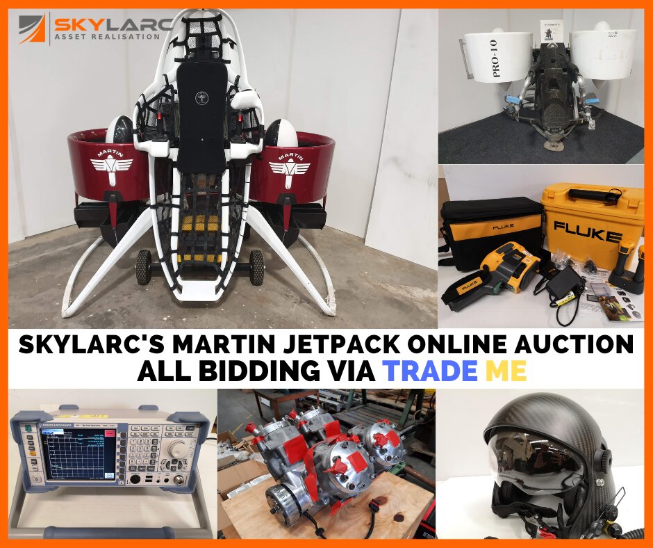 Martin Jetpack Tender and Online Auction
