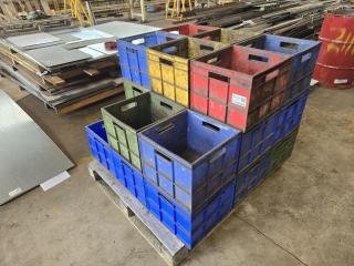 Large Lot of Plastic Bins