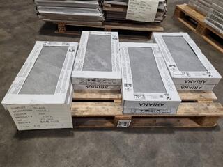 48x Rectified Porcelain 300x600mm Tiles