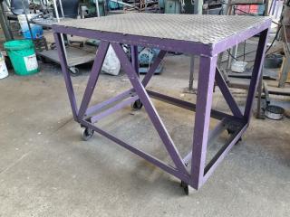 Heavy Duty Mobile Table Trolley