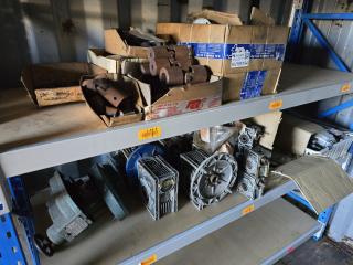 2 Shelves of Industrial Components