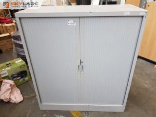 Metal Tambour Cabinet