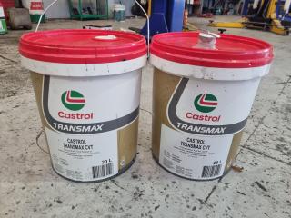 Castrol Transmax Full Synthetic CVT Fluid, 2x 20L Buckets