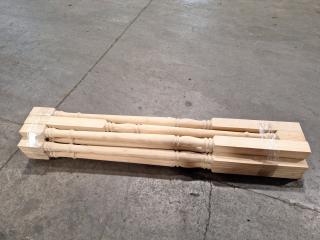 11 Wooden Stair Balusters