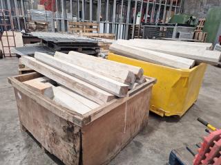 2 Tubs Varying Lengths of Timber