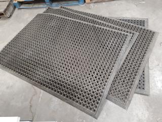 4 Anti Fatigue Rubber Mats