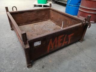 Heavy Steel Industrial Material Bin