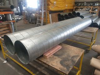 2 x Lengths 350mm Spiral Tube