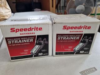 Speedrite Bullnose Insulated Strainers, 20x Units
