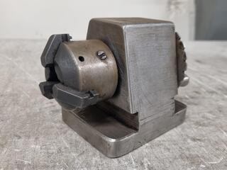 Custom.Made Lathe Tailstock w/ Adjustsble Jaw Chuck