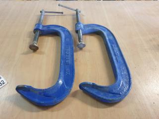 2 x Record 10" G Clamps