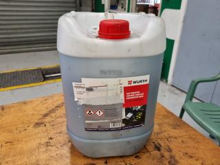 Wurth Oat Radiator Coolant Concentrate, Blue, 20L Jug