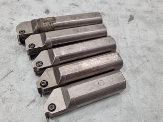 5x Iscar Indexable Lathe Boring Bars, 32mm Diameters