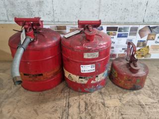 3 x Safety Fuel Cans