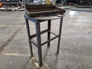 Custom Heavy Steel Small Workshop Table