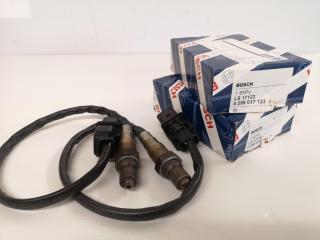 2x Bosch Lambda Oxygen Sensors 0 258 017 123