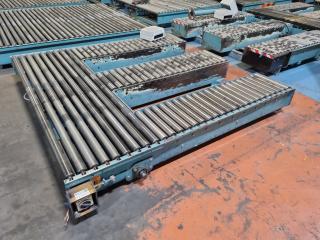 Heavy Duty Roller Powered Conveyor Platform 