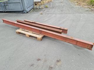 3x Steel I Beams