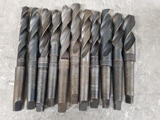 11x Morse Taper No.3 Drills, Imperial Sizes