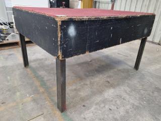 Carpeted Workshop Table Workbench
