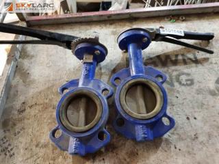 2 x 3" Butterfly Valves