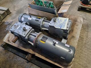 2x Baldor/Nord DC Geared Motors w/ Control Electric Components