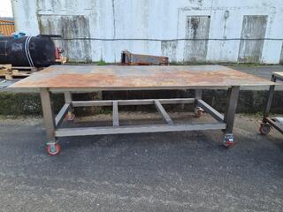 Heavy Duty Mobile Table Workbench