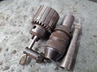2x Jacobs Drill Chucks + MT Drill Sleeve