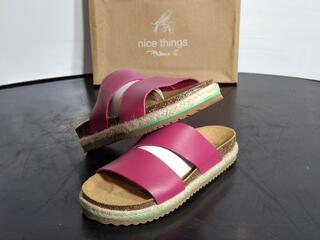Nice Things Paloma S Leather Sandals - Size 38