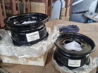 2x 285mm Diameter, 250mm wide Trailer Wheels