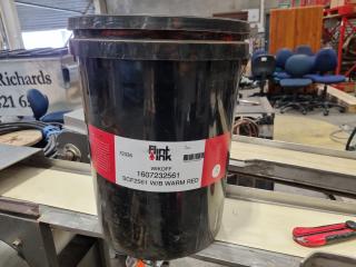 Flint Ink WikOff Water Based Printing Ink, Red
