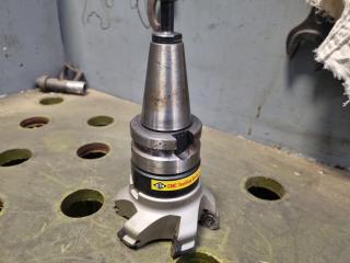 ETM BT40 Tool Holder w/ Iscar Milling Cutter