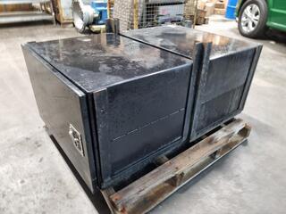 2x Underbody Commercial Truck Steel Storage Cabinets