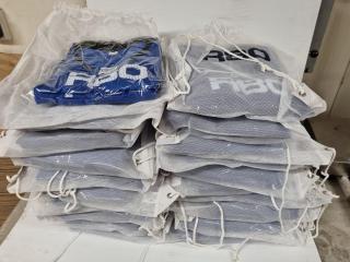 200x R80 Blue Mesh Training Bibs, Size S