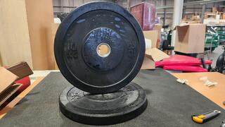 2x 10kg Bumper Plates