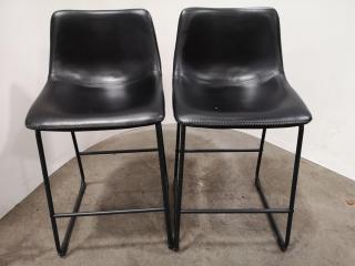 2x Padded Tall Seats / Stools