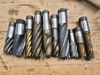 10 Large End Mills 