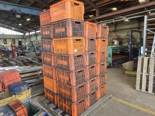 Large Lot of Plastic Storage Bins