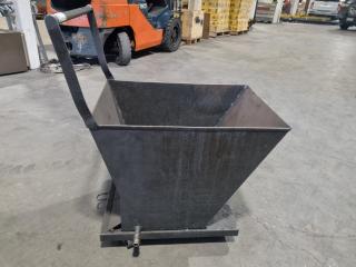 Heavy Duty Scrap Metal Tipping Bin Trolley