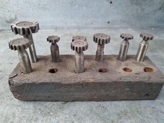 8x Assorted T-Slot End Mills