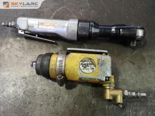 2x Professional Pneumatic Air Wrench Ratchets