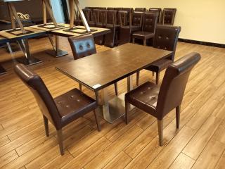 Cafe Table and Four Chairs