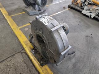 Industrial Three Phase Motor and Blower Assembly