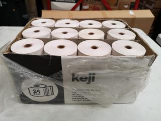 24x Thermal Receipt Printer Paper Rolls
