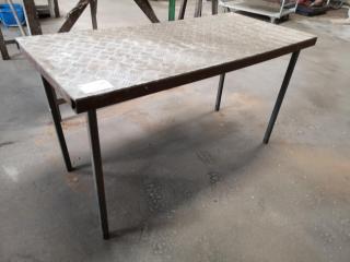 Small Metal Workshop Table