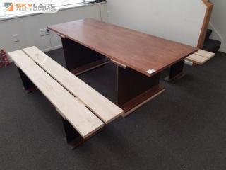 Heavy Duty Custom Table and Bench Set
