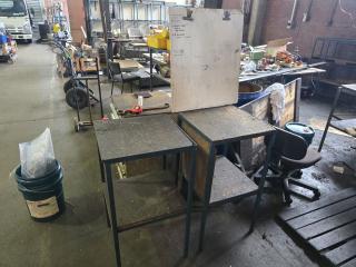 2 x Small Workshop Benches 