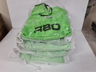 59x R80 Green Mesh Training Bibs, Size XL