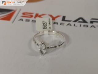Marquise Cut Ring | Medium | Clear Quartz